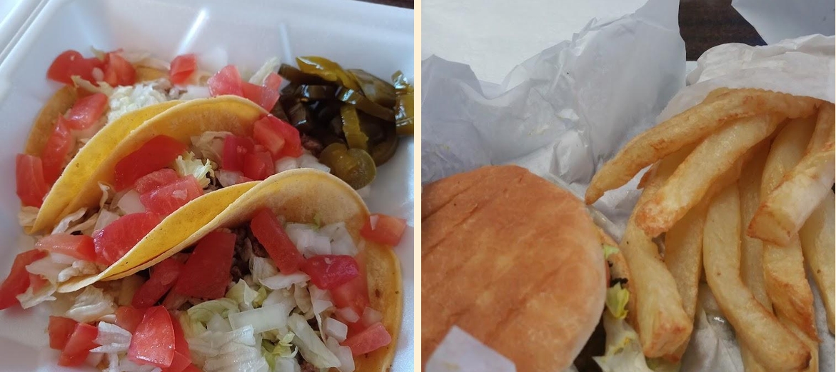 Salas Better Burger Menu